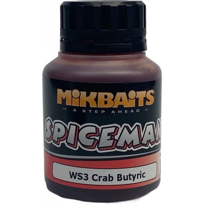 Mikbaits Tekutý Dip Spiceman WS3Crab Butyric 125 ml