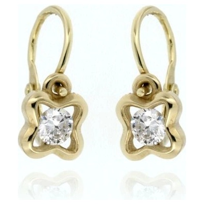 Zlatnictví U Kostela dětské zlaté náušnice kytičky 236001936