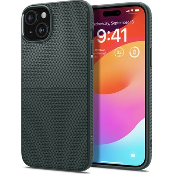 Spigen Кейс Spigen Liquid Air за iPhone 15 Plus, зелен (KXG0074180)