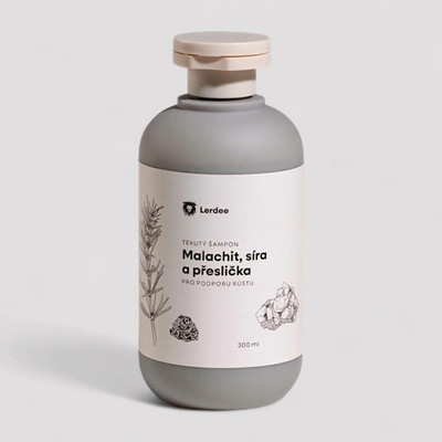 Lerdee šampon pro podporu růstu Malachit, síra a přeslička 300 ml