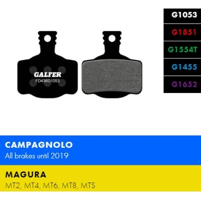 GALFER Накладки Galfer велосипед FD436G1053 PERFORMANCE Magura MT5/MT7