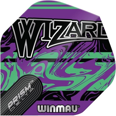 Winmau Prism Delta Simon Whitlock Wizard, fialovo-strieborné