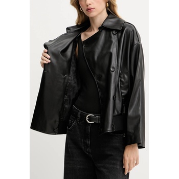 Silvian Heach Яке Silvian Heach MELENDEZ в черно преходен модел с уголемена кройка GPA25172GB (GPA25172GB)