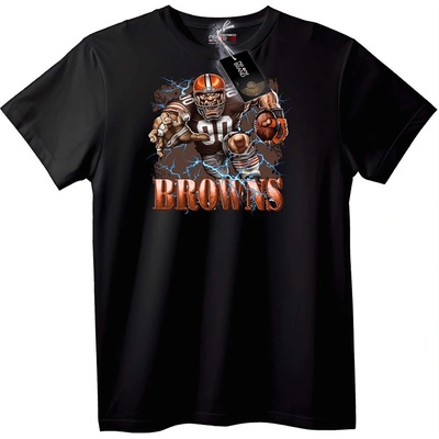 NOONEBRAND Тениска на Browns футболен играч - M, Black