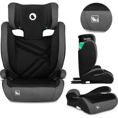 LIONELO Hugo i-Size 2023 Black Grey 156550