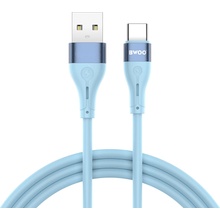 Bwoo X280C USB - USB-C 1m modrý