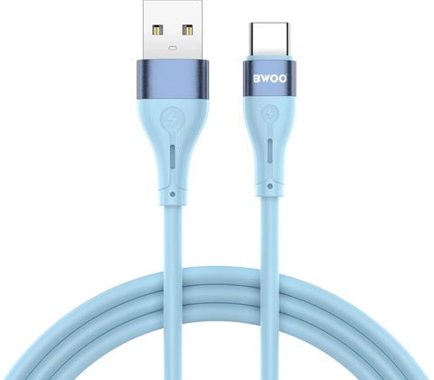 Bwoo X280C USB - USB-C 1m modrý