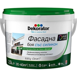 DEKORATOR БОЯ ФАСАДНА dekorator СЪС СИЛИКОН 25кг/15л (21515)