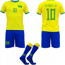 ShopJK Neymar JR Brazílie dětský fotbalový dres s podkolenkami komplet