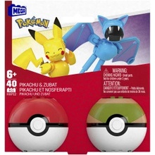 MEGA Pokémon Poké Ball - Pikachu a Zubat