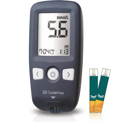 SD Biosensor Codefree set + 10 prúžkov