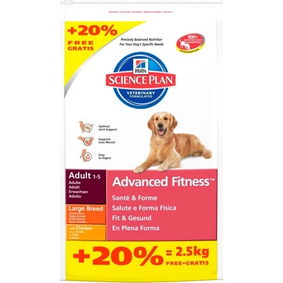 Hill’s Science Plan Adult Advanced Fitness Large Breed Chicken 12 kg