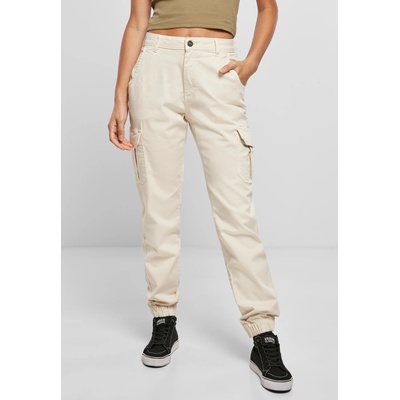 Urban Classics Дамски карго панталон в пясъчен цвят Urban Classics Ladies High Waist Cargo Pants UB-TB3048-02903 - Пясъчен, размер 28