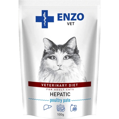 ENZO VET Пастет от птиче чернодробче за котки 100 г