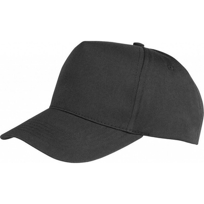 Result Headwear 5-panelová Boston ČIERNA