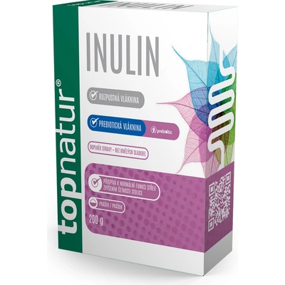 TOPNATUR INULIN prášek rozpustná vláknina 200 g