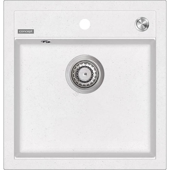 Concept DG00C50WH - Кухненска мивка CUBIS 49 x 51 см, гранит/бяла (CO0051)