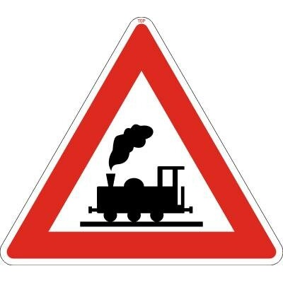 Dopravní Značka A30 Železniční přejezd bez závor