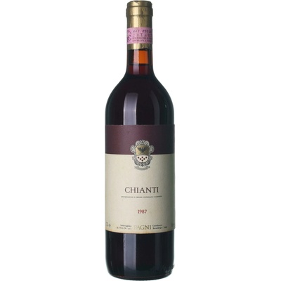 Pagni Chianti suché červené 1987 0,75 l (holá láhev)