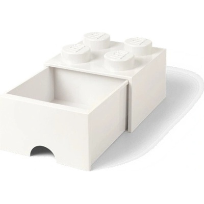 LEGO® úložný box s šuplíkem 25 x 25 x 18 cm biela