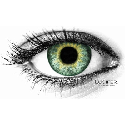 Lucifer Farebné šošovky - nedioptrické - Orlando Emerald 2 šošovky