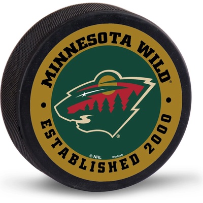 Wincraft Puk Minnesota Wild Round NHL Hockey Puck Packaged