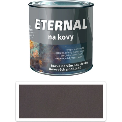 ETERNAL Na kovy antikorózna farba na kov 0,35L Palisander 410