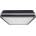 Baterie Centrum LED Плафон за баня със сензор ELLÉ LED/24W/230V 26x26 см IP54 антрацит (BC0680)