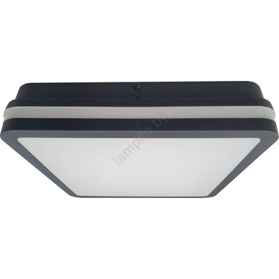 Baterie Centrum LED Плафон за баня със сензор ELLÉ LED/24W/230V 26x26 см IP54 антрацит (BC0680)