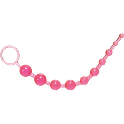 California Exotic Růžové anální kuličky X 10 beads Růžová – Zbozi.Blesk.cz
