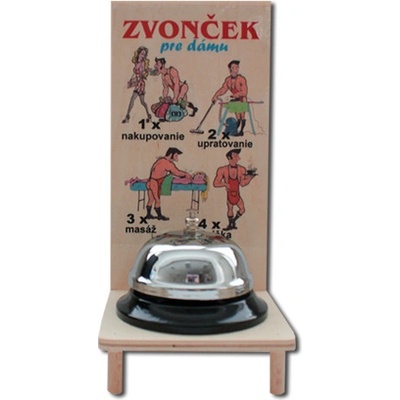 KupMa Drevený zvonček pre dámu