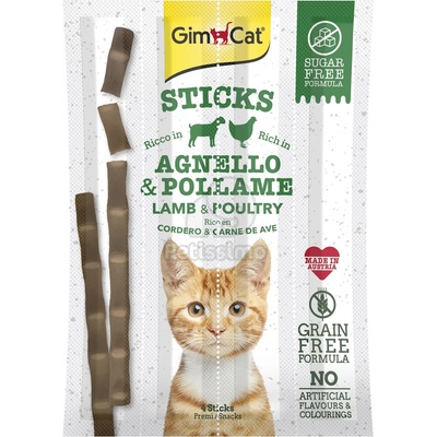 Gimborn GimCat Sticks с агнешко и птиче месо 4 бр