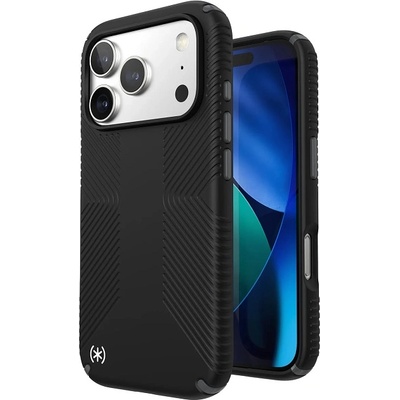 Speck Калъф Speck - Presidio 2 grip, iPhone 17 Pro, MagSafe, Black (150976-D143)