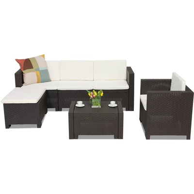 BICA Мебели за отдих от техноратан Colorado Relax Corne 5 кафяв Bica (BCCOLLCOR5BR)