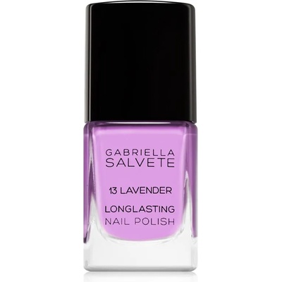 Gabriella Salvete Longlasting Enamel дълготраен лак за нокти със силен гланц цвят 13 Lavender 11ml