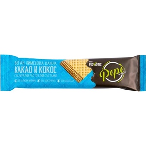 PEPE Be Healthy Vegan Spelt Waffle - Cocoa & Coconut [30 грама] Какао с кокос