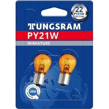 Tungsram PY21W 12V 21W BAU15s Oranžové 2 ks
