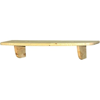 Regalux Nástenná polica, 18 × 45 × 3,5 cm, drevo, prírodné 10973546