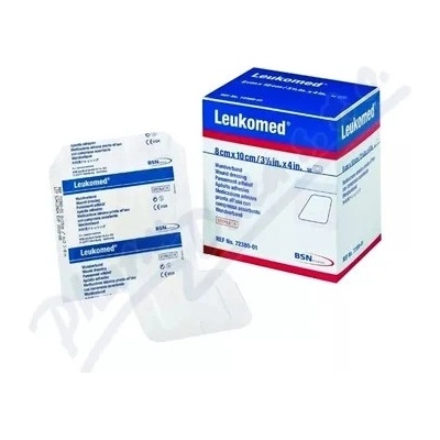 Leukomed 8 x 10 cm 50 ks netkané krytí s polštářkem