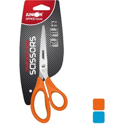 Nožnice PVC Office color 7"/18 cm
