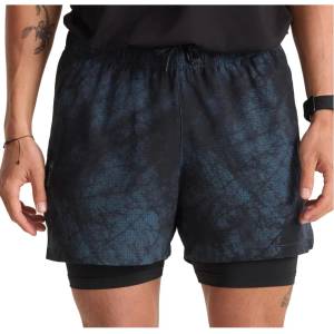 Roark Мъжки шорти за бягане Roark Bommer 3.5 Running shorts - Navy Tie Dye - размер XL (012-3946-0514)