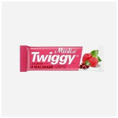 Twiggy MüsIi ovocná s klikvou a malinami v jogurtové polevě 12 x 30 g