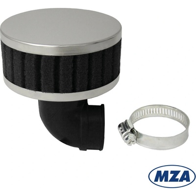 Vzduchový filtr (D30 / 90°), CHROMOVÝ VZHLED, TUNING (MZA) - Simson