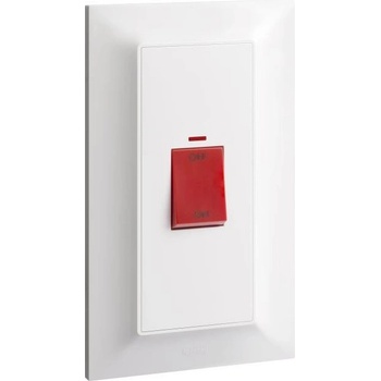 Legrand Бойлерен ключ 45А с индикация ГОЛЯМ цвят Бял Belanko S - 617677 (617677)