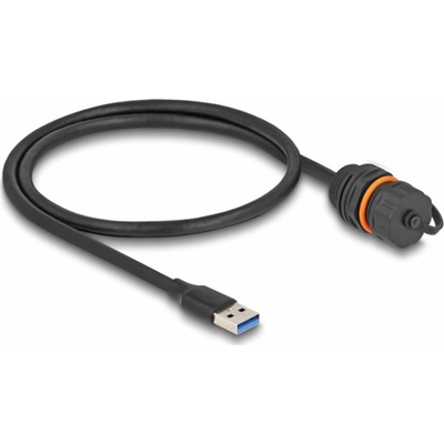 Delock 88149 USB USB 3.2 Gen1 USB-A zástrčka USB-A zásuvka 0,6m černý
