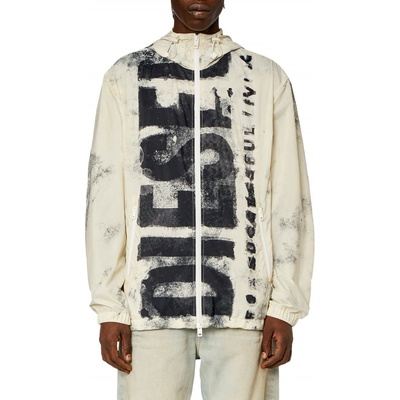 Diesel J-Warrett-logo-logo Jacket Vapourous Gray