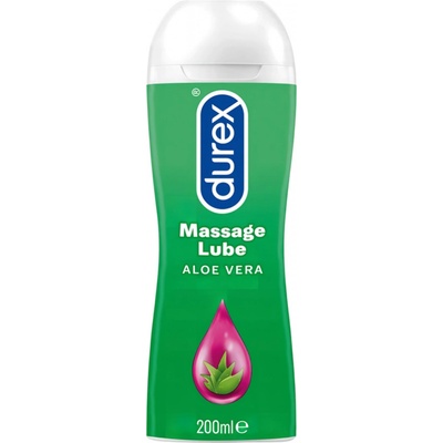 Durex masážny olej a lubrikant 2v1 aloe vera 200 ml