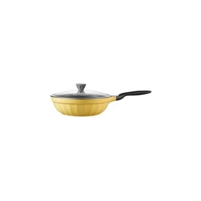 BUYDEEM Cast Aluminum Nonstick Frying Pán 30 cm, model CP102, farba Mellow Yellow