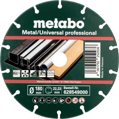 Metabo diamantový rezný kotúč 180 mm 628549000 10 ks