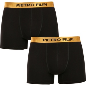 Pietro Filipi Комплект от два - мъжки боксерки Pietro Filipi черни Metalic gold Pietro Filipi | Cheren | МЪЖЕ | M